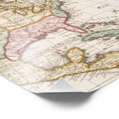 Early (1708) American Map ~ Vintag, L'Amerique Fotodruck (Ecke)