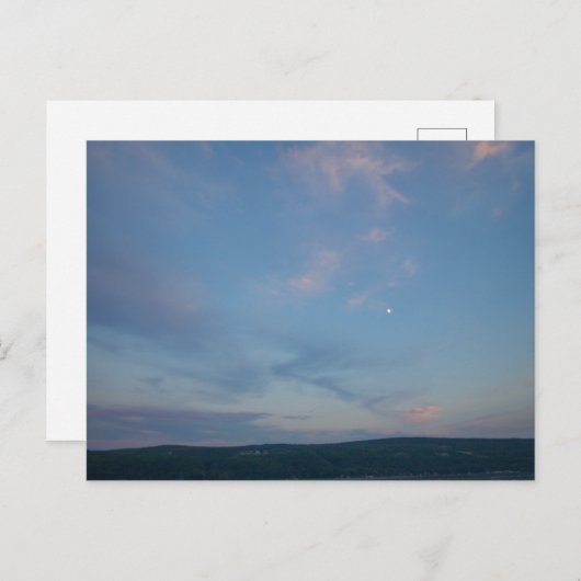 Early Abend Over Keuka Lake, New York Postkarte (Vorne/Hinten)