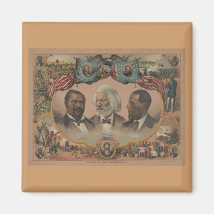 Early African American Heroes Magnet