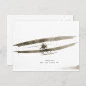 Early American Airplane Postcard Postkarte (Vorne/Hinten)