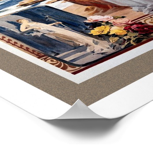 EARLY 'ARIANE' OPERA PRINT POSTER (Ecke)