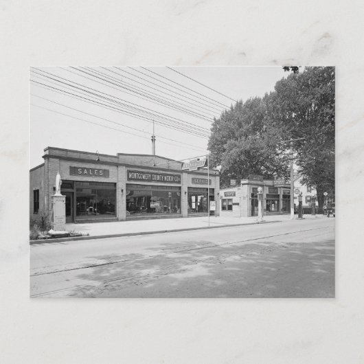 Early Auto Dealship, 1926 Postkarte (Vorderseite)