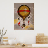 Early BALLOON Maker Henri Lachambre Werbung Poster (Küche)