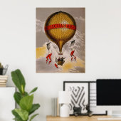 Early BALLOON Maker Henri Lachambre Werbung Poster (Heimbüro)