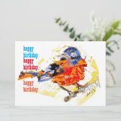 Early Bird #170109 Karte (Stehend Vorderseite)