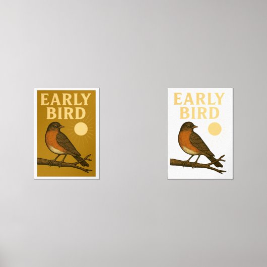 Early Bird Bilderwand Sets (Vorderseite)