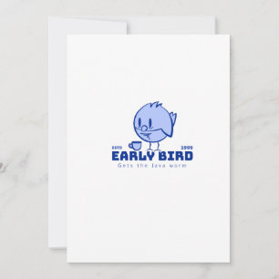 Early Bird erhält den Java-Wurm Morning Join T - S Einladung