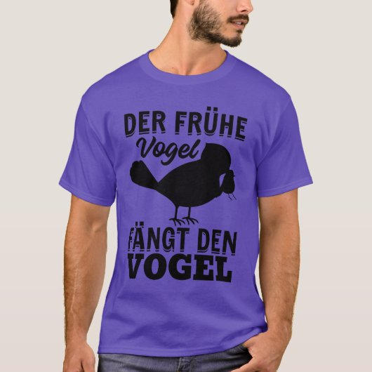 Early Bird fängt den Vogel Funny Bird Lover Junge T-Shirt (Vorderseite)