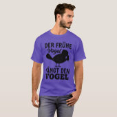 Early Bird fängt den Vogel Funny Bird Lover Junge T-Shirt (Vorne ganz)