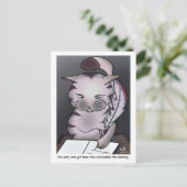 Early Bird Postkarte (Stehend Vorderseite)