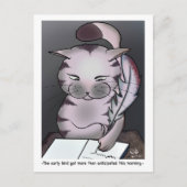 Early Bird Postkarte (Vorderseite)