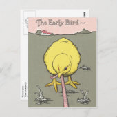 Early Bird Real Anwesen Prospektion Postkarte (Vorne/Hinten)