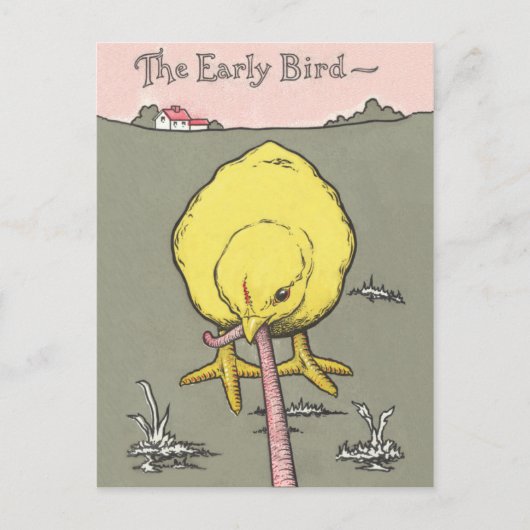 Early Bird Real Anwesen Prospektion Postkarte (Vorderseite)