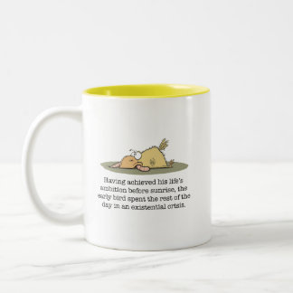 Early Bird-Tasse Zweifarbige Tasse