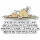 Early Bird Vinyl Sticker (Vorderseite)