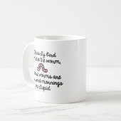 Early Bird Wurm Kaffeetasse (Vorderseite Links)
