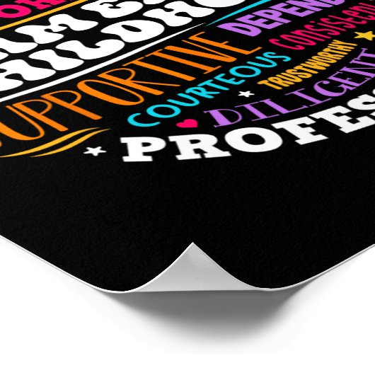 Early Childhood Team Ece Teacher Back To School Ed Poster (Ecke)