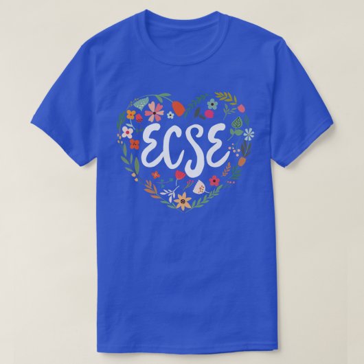 Early Chilhood Special Bildung SPED ECSE Crew L T-Shirt (Design vorne)