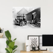 Early Electric Auto: 1919 Poster (Heimbüro)
