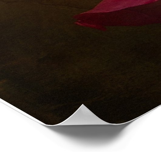 Early Evening Rose Poster (Ecke)