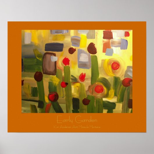 Early Garden Poster (Vorne)