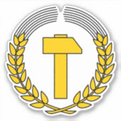 Early German Democratic Aufkleber (Vorderseite)