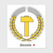 Early German Democratic Aufkleber (Blatt)