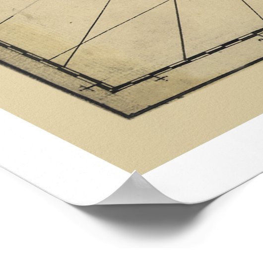 Early Gulf Coast Map 1784 Poster (Ecke)