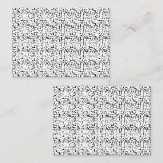 Early Herbstlaubs Pattern | Herbstsaisondekor Begleitkarte (Vorne/Hinten)