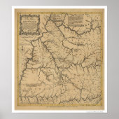 Early Kentucky Map - 1784 Poster (Vorne)
