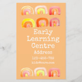 Early Learning Center Daycare Regenbogen Flyer (Vorne)