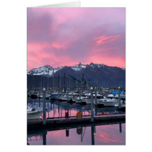 Early Morning Boat Harbour - 7" x 5" Art Card