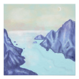 Early morning on the Fjord  Poster