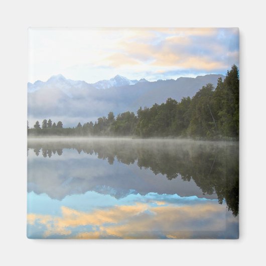Early Morning Reflections Landschaft Magnet (Vorne)