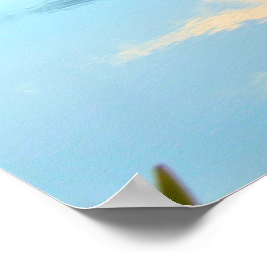 Early Morning Reflections Landschaft Poster (Ecke)