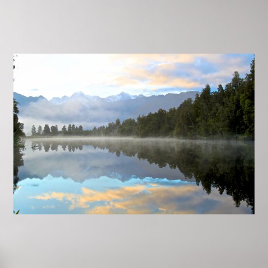 Early Morning Reflections Landschaft Poster (Vorne)