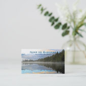Early Morning Reflections Landschaft Visitenkarte (Stehend Vorderseite)
