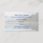 Early Morning Reflections Landschaft Visitenkarte (Rückseite)