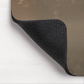 Early morning, rising sun and ground fog mousepad (Ecke)