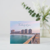 Early Navarre Beach Florida Angeln denken an U Postkarte (Stehend Vorderseite)