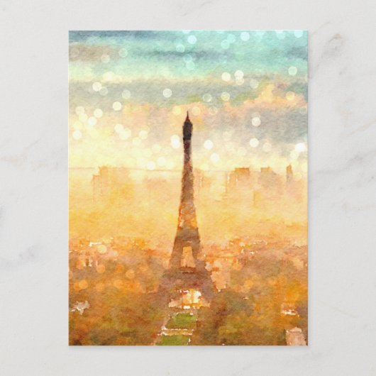 Early Paris Morning Postkarte (Vorderseite)