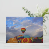 Early Riser Ballon - Einladungen (Stehend Vorderseite)