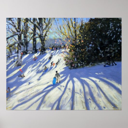 Early snow Darley Park Poster (Vorne)