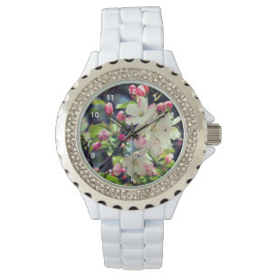 Early Spring Crabapple 3 Close Up Armbanduhr