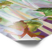 "Early Spring" digital veränderte Fiddlehead Ferns Fotodruck (Ecke)