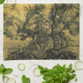 Early Spring & Guo Xi - Chinesische Kunst/Kaiserli Geschirrtuch (Gefaltet)