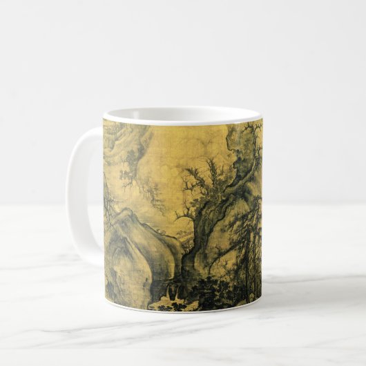 Early Spring & Guo Xi - Chinesische Kunst/kaiserli Kaffeetasse (Vorderseite Links)