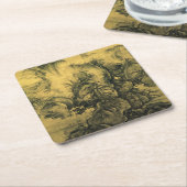 Early Spring & Guo Xi - Chinesische Kunst/kaiserli Rechteckiger Pappuntersetzer (angewinkelt)