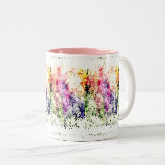 "Early Spring"-Tasse Zweifarbige Tasse (VorderseiteRechts)