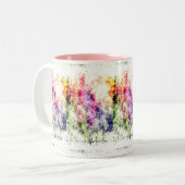 "Early Spring"-Tasse Zweifarbige Tasse (Vorderseite Links)